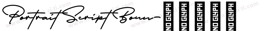 Portrait Script Boun字体转换